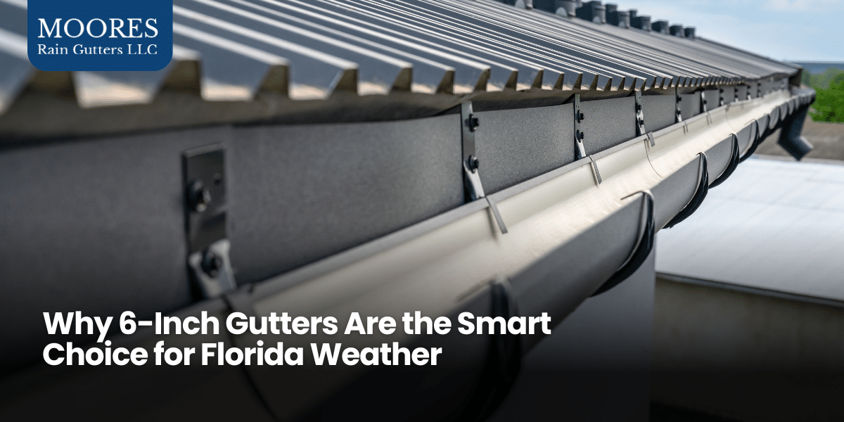 Why 6-Inch Gutters Are Best for Florida Weather