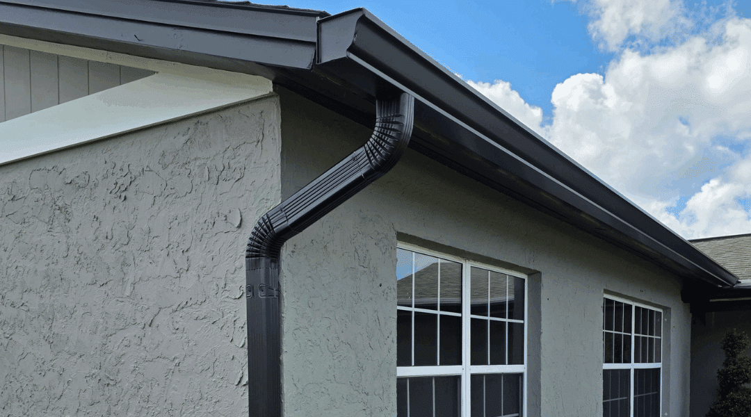 Black Gutter Replacement in New Port Richey