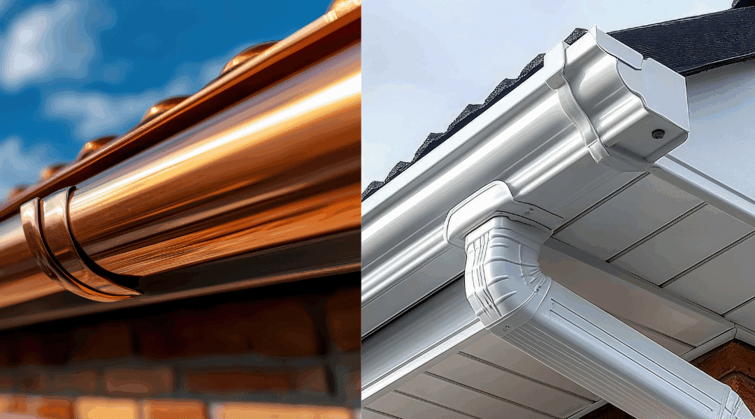 Comparing Aluminum and Copper Gutters
